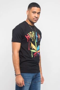 Colorful High Life T- Shirt 15 Colorful High Life T- Shirt -Victorious TS7339 BLK 4