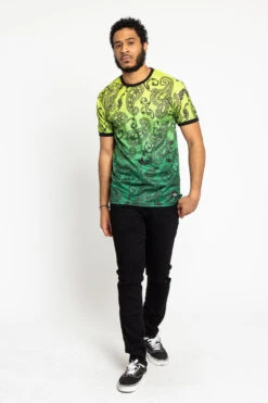 Paisley Gradient Ombre T-Shirt -Victorious TS7340 FZN 5
