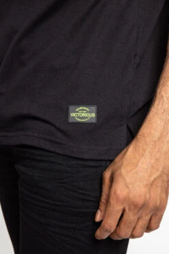 Floral Finesse T-Shirt -Victorious TS7341 BLK 6