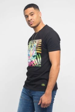 Colorful Tiger Savage T- Shirt -Victorious TS7342 BLK 2