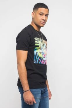 Colorful Tiger Savage T- Shirt -Victorious TS7342 BLK 4