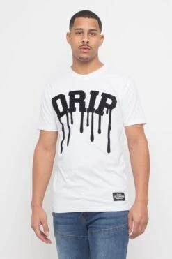 Chenille Patch Drip T-Shirt