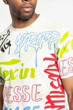 Tie Dye Graffiti T-Shirt -Victorious TS7351 LME 6