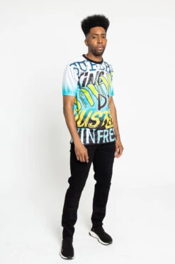 Big Graffiti T-Shirt -Victorious TS7362 BLU 5