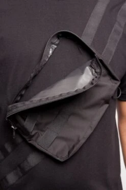 Front Tech Pack Pocket T-Shirt -Victorious TS7366 BLK 6