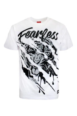 Fearless Tiger Claw T-Shirt -Victorious TS7367 WHT 1