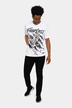 Fearless Tiger Claw T-Shirt -Victorious TS7367 WHT 4