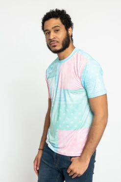 Multi Color Bandana T-Shirt -Victorious TS7377 PST 2