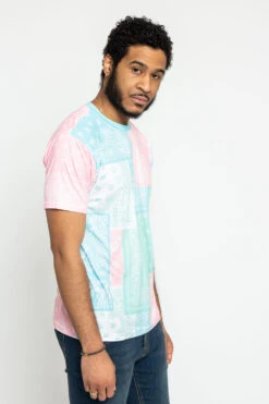 Multi Color Bandana T-Shirt -Victorious TS7377 PST 4