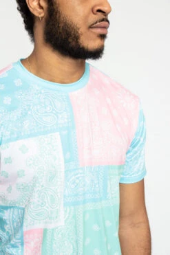 Multi Color Bandana T-Shirt -Victorious TS7377 PST 6