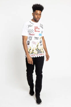 Party Graphic T-Shirt -Victorious TS7378 WHT 5