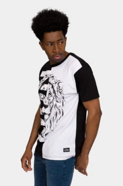 Half Lion T-Shirt -Victorious TS7392 BLK 2