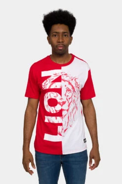 Half Lion T-Shirt -Victorious TS7392 RED 1