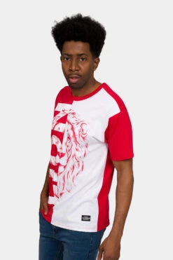 Half Lion T-Shirt -Victorious TS7392 RED 2