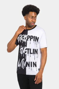 Rhinestone Studded Drippin T-Shirt -Victorious TS7400 BWT 1