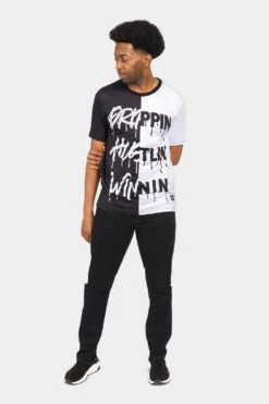 Rhinestone Studded Drippin T-Shirt -Victorious TS7400 BWT 5