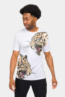 Fierce Tiger T-Shirt -Victorious TS7406 WHT 1