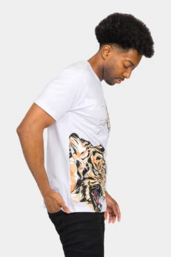 Fierce Tiger T-Shirt -Victorious TS7406 WHT 4