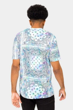 Bandana Paisley Tie Dye T-Shirt -Victorious TS7407 PST 3