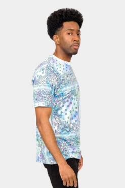 Bandana Paisley Tie Dye T-Shirt -Victorious TS7407 PST 4