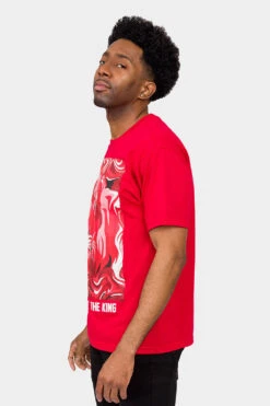 Long Live The King Graphic Tee -Victorious TS7409 RED 2