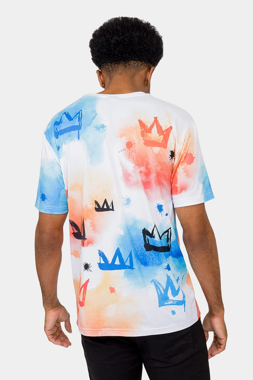 Paint Wash Crowned King T-Shirt 5 Paint Wash Crowned King T-Shirt - Image 3