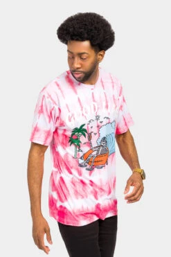 Skeleton Party Tie Dye T-Shirt -Victorious TS7437 MAL 4