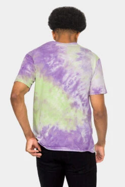 High Life Tie Dye T-Shirt -Victorious TS7440 PUR 3