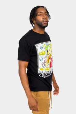 Born With A Silver Spoon T-Shirt -Victorious TS7444 BLK 4