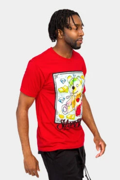 Born With A Silver Spoon T-Shirt -Victorious TS7444 RED 4