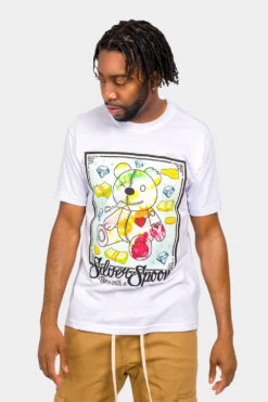 Born With A Silver Spoon T-Shirt -Victorious TS7444 WHT 1