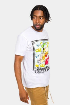 Born With A Silver Spoon T-Shirt -Victorious TS7444 WHT 4