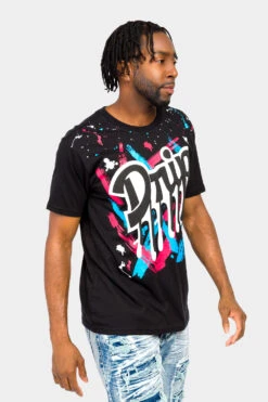 Splatter Drip T-Shirt 15 Splatter Drip T-Shirt -Victorious TS7447 BLK 4