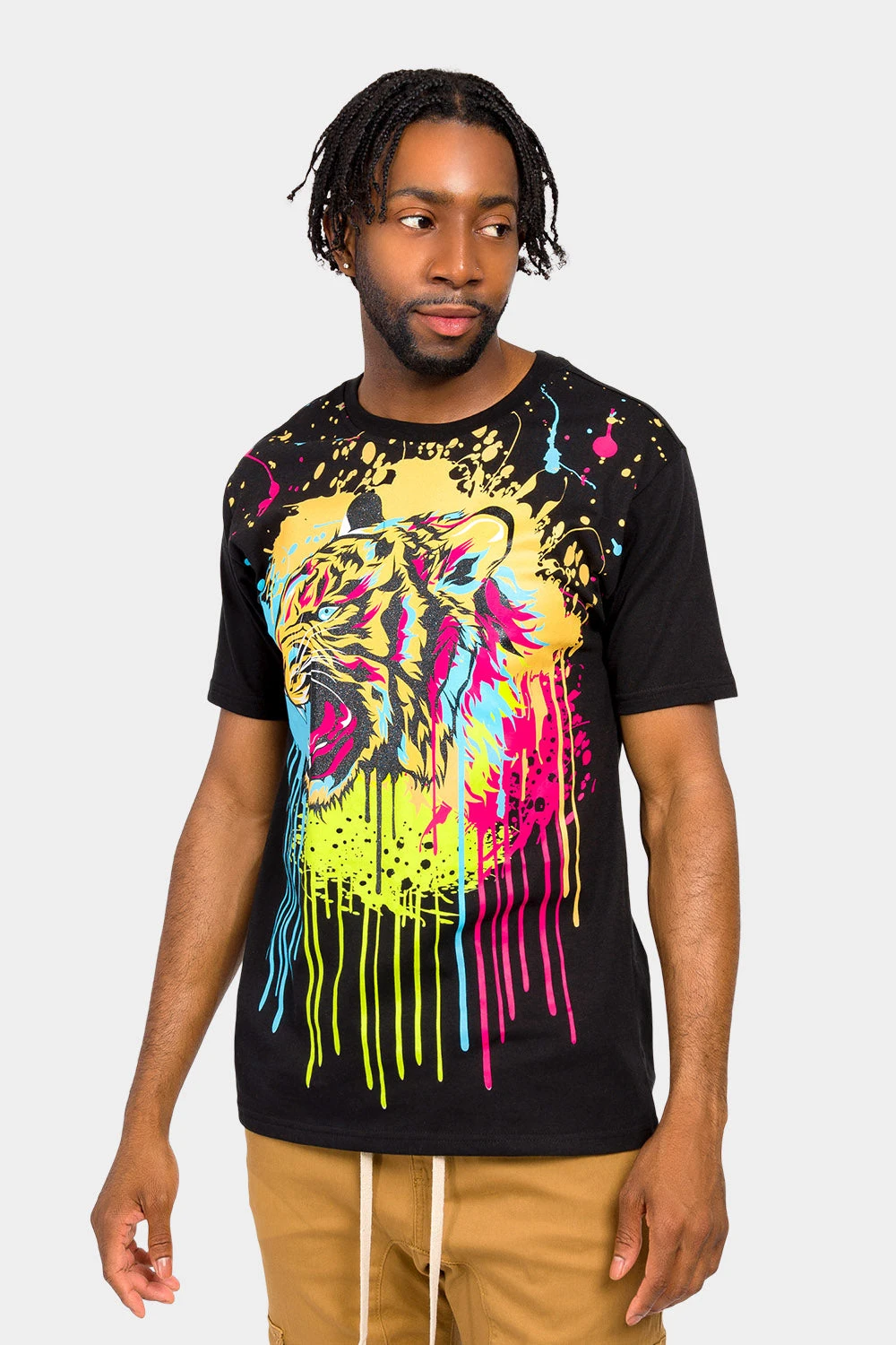 Sparkle Splashed Tiger T-Shirt 3 Sparkle Splashed Tiger T-Shirt