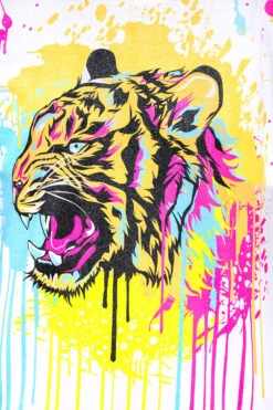 Sparkle Splashed Tiger T-Shirt 25 Sparkle Splashed Tiger T-Shirt -Victorious TS7448 WHT 6