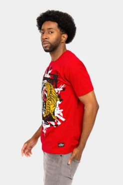 Yin Yang Tiger T-Shirt -Victorious TS7452 RED 2