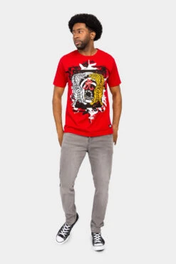Yin Yang Tiger T-Shirt -Victorious TS7452 RED 5
