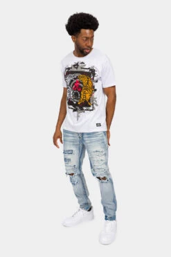 Yin Yang Tiger T-Shirt -Victorious TS7452 WHT 5