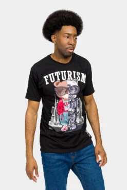 Future Bear T-Shirt 20 Future Bear T-Shirt -Victorious TS7456 BLK 4