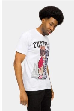Future Bear T-Shirt 30 Future Bear T-Shirt -Victorious TS7456 WHT 4