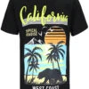West Coast California Graphic T-Shirts -Victorious TS7474 BLK 1