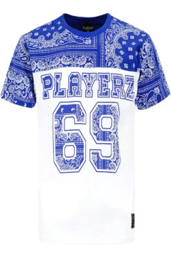 Playerz 69 Paisley Graphic T-Shirts -Victorious TS7475 RBL 1