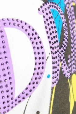 Men's Drippin Rhinestones Skull Butterflies Graphic T-Shirt 13 Men's Drippin Rhinestones Skull Butterflies Graphic T-Shirt -Victorious TS7489 WHT 3