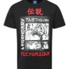 Men's Japanese Legendary Graphic T-Shirt -Victorious TS7514 BLK 1