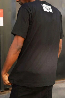 Men's Japanese Legendary Graphic T-Shirt -Victorious TS7514 BLK 4