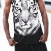 Men's Tiger Graphic Tank Top
