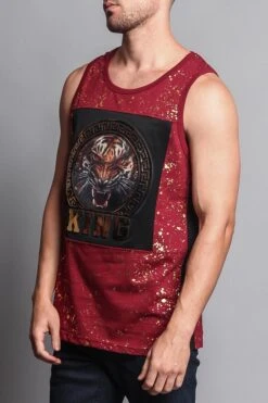 V Tiger King Tank Top -Victorious TT54 BURG 2