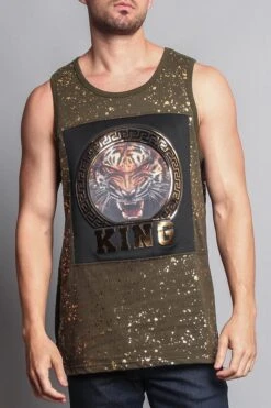 V Tiger King Tank Top -Victorious TT54 OLV 1