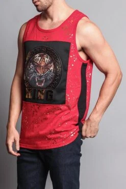 V Tiger King Tank Top -Victorious TT54 RED 2