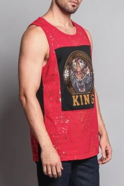V Tiger King Tank Top -Victorious TT54 RED 4